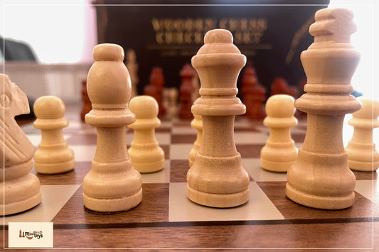 15" Wooden Magnetic Chess Set
